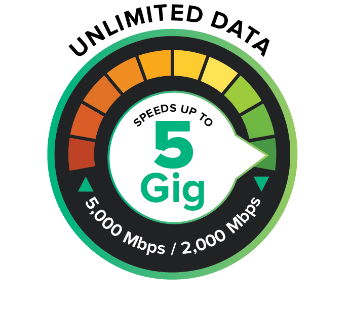 Unlimited Data 5 Gig