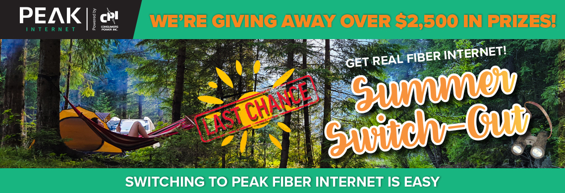 PEAK Internet Great Summer Switch Out